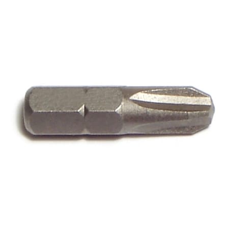 Midwest Fastener 1/4" x 1" #3 Phillips Insert Bits 15PK 52053